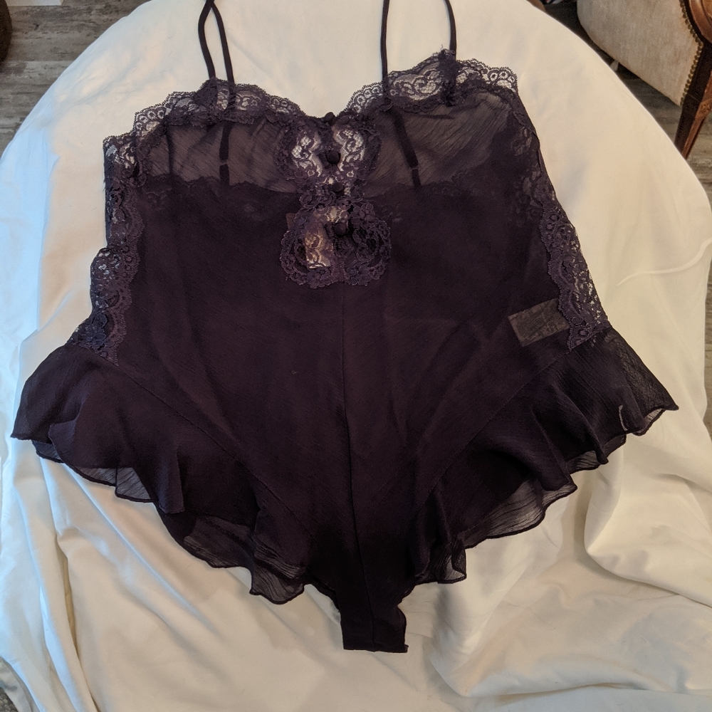 Deep purple teddy